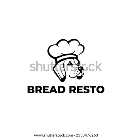 puppy resto logo design, clean, clear, modern and sophisticated, represents service, dedication and professionalism
