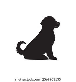 Puppy Silhouette ,puppy, silhouette and dog