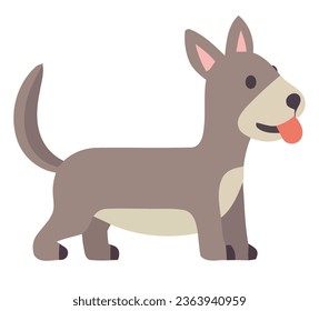 diseño de sentados de cachorros sobre blanco