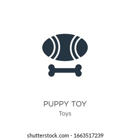 Puppy toy icon vector. Trendy flat puppy toy icon from toys collection isolated on white background. Vector illustration can be used for web and mobile graphic design, logo, eps10