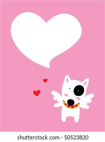 puppy valentine tag