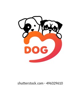 Puppy Vector Logo.