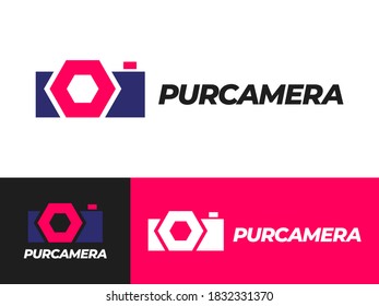 Diseño de logotipo PurCamera de estilo plano.
Este logotipo representa las ideas de la cámara y la fotografía.
Adecuado para aplicaciones de cámara y comunidades fotográficas.