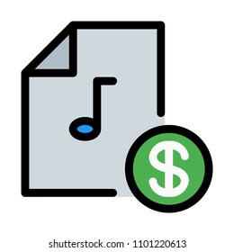 Purchasble Music Song