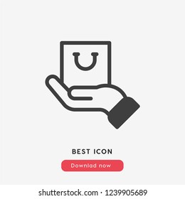 Purchase and buy icon vector