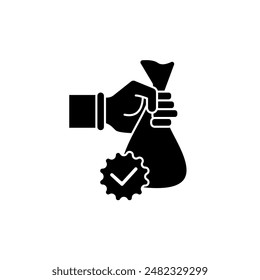 purchase concept line icon. Simple element illustration. purchase concept outline symbol design.