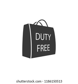 purchase in duty free icon. Element of airport icon. Premium quality graphic design icon. Signs and symbols collection icon for websites, web design, mobile app  on white background