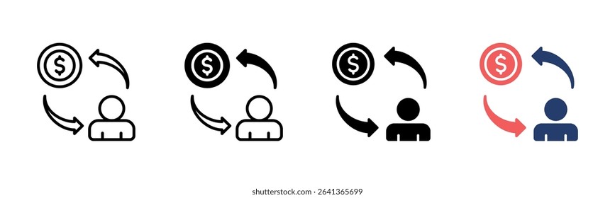 Purchase Flow icon sheet multiple style collection