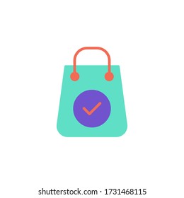 purchase icon flat design vector. isolated on white background