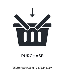 Estilo De Glifo De Ícone De Compra. Ilustração De Vetor Para Design Gráfico