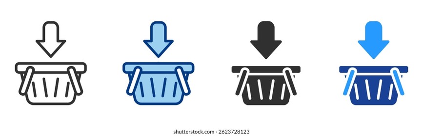 Purchase Icon Multiple Style Vector Collection