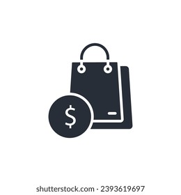 Kaufsymbol. vector.Editable stroke.linear style sign for use web design,logo.Symbol illustration.