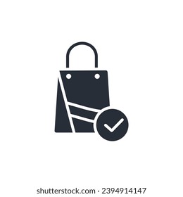 purchase icon. vector.Editable stroke.linear style sign for use web design,logo.Symbol illustration.