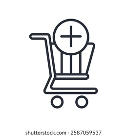 purchase icons isolated on White Background. Flat style design