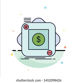 purchase, mobile Flat Color Icon Vector