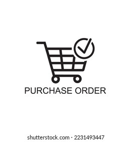 purchase order icon , business icon