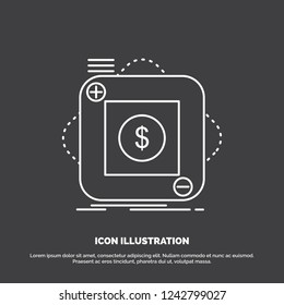 purchase, store, app, application, mobile Icon. Line vector symbol for UI and UX, website or mobile application