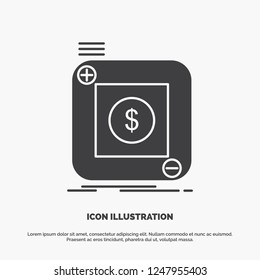 purchase, store, app, application, mobile Icon. glyph vector gray symbol for UI and UX, website or mobile application