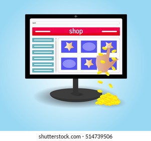 Purchase through the online store