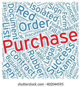 Purchase ,Word cloud art  background