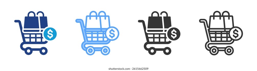 Purchased icon set multiple style collection