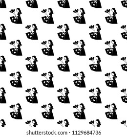 purchases for mother's day icon in Pattern style on white background