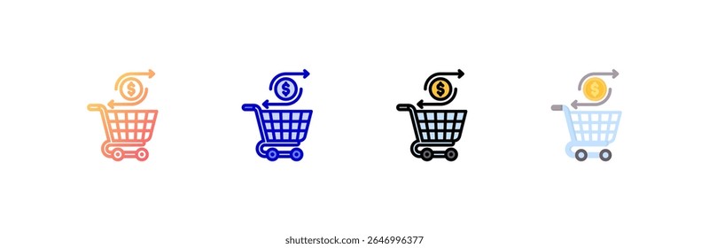 Comprando Conjunto de ícones coleção de vários estilos