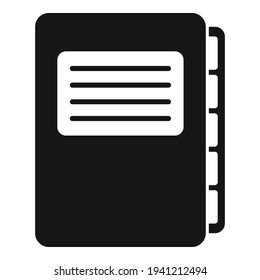 Purchasing manager folder icon. Simple illustration of Purchasing manager folder vector icon for web design isolated on white background