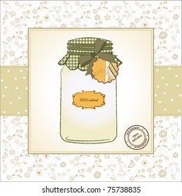 pure biological food jar