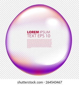Pure clear water drops realistic isolated vector illustration art