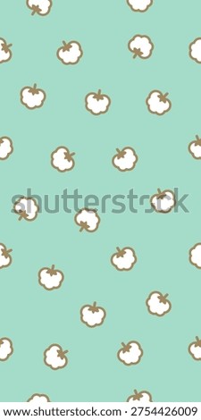 Pure Cotton Seamless Pattern, Soft Texture for Design