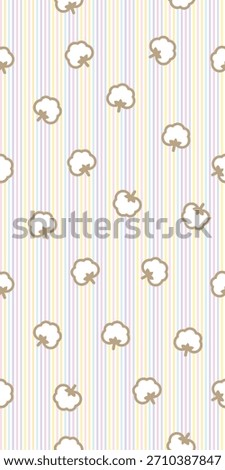 Pure Cotton Seamless Pattern, Texture
