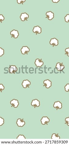 Pure Cotton Seamless Pattern, Texture background