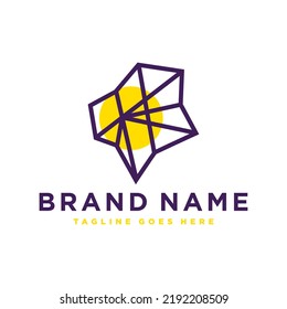 pure diamond stone logo design