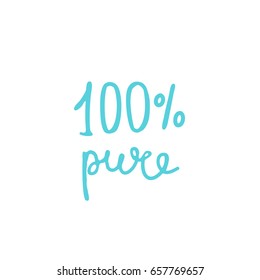 pure. doodle lettering for invitations, greeting cards, prints, posters