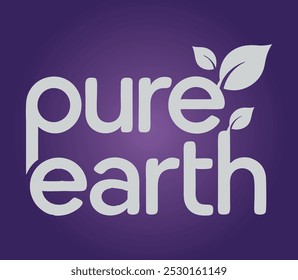 Pure Earth Ecofriendly Logo Design with Natural Elements