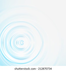 Pure elegant vector background with a concentric circles of water