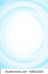 Pure elegant vector background with water. Minimalistic nature design. Light blue color. A4. Good for flyer, presentation, book cover, postcard.