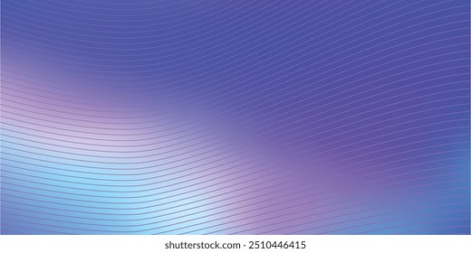 Pure light. Blurred background with colorful gradient modern wavy lines.