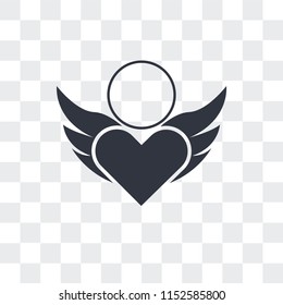Pure Love vector icon isolated on transparent background, Pure Love logo concept