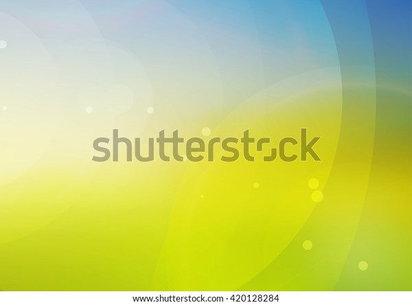 Pure Nature Colors Glowing Background Stock Vector Royalty Free