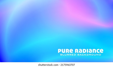 La irradiación pura. Resumen de fondo borroso con gradiente multicolor. Patrón gráfico vectorial de color brillante