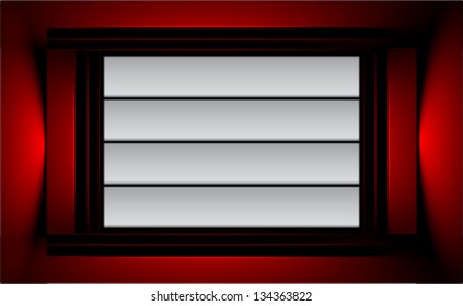 pure red presentation background, metallic shiny dark red background, with grey banners. Modern design template. business concept presentation background