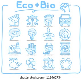 Pure Series | Hand Drawn ECO , BIO Icon Set