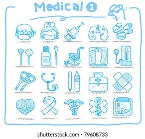 Pure Series | Hand Drawn Medical Icons