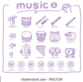Pure series | Hand drawn musical instrument