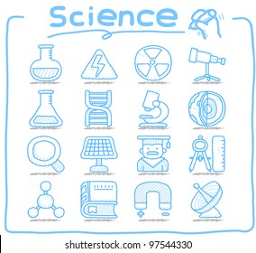 Pure Series | Hand Drawn Science Icon Set