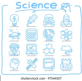 Pure Series | Hand Drawn Science Icon Set