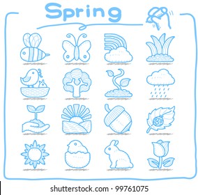 Pure Series | Hand Drawn Spring,Season  Icon Set