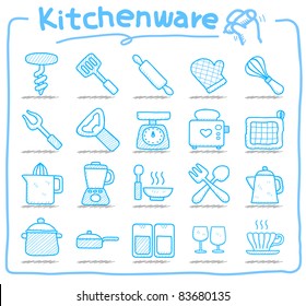 Pure series | kitchenware icon set